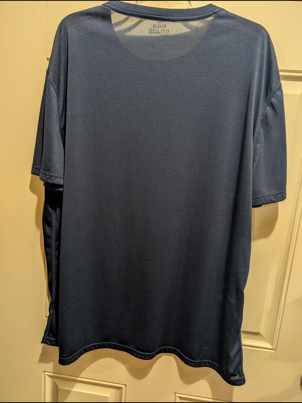 Polo by Ralph Lauren Navy Short-Sleeve Performance Tee with Red Pony